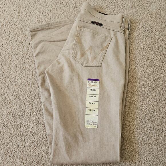 Wrangler Q-Baby Jeans Tuscan Tan- Size 7/8x34 - New with Tags! - Picture 5 of 5
